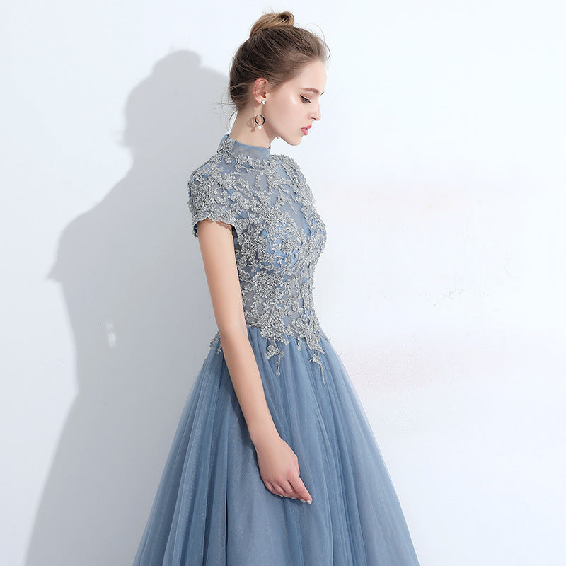 Lace Overlay Elegant Midi Dress