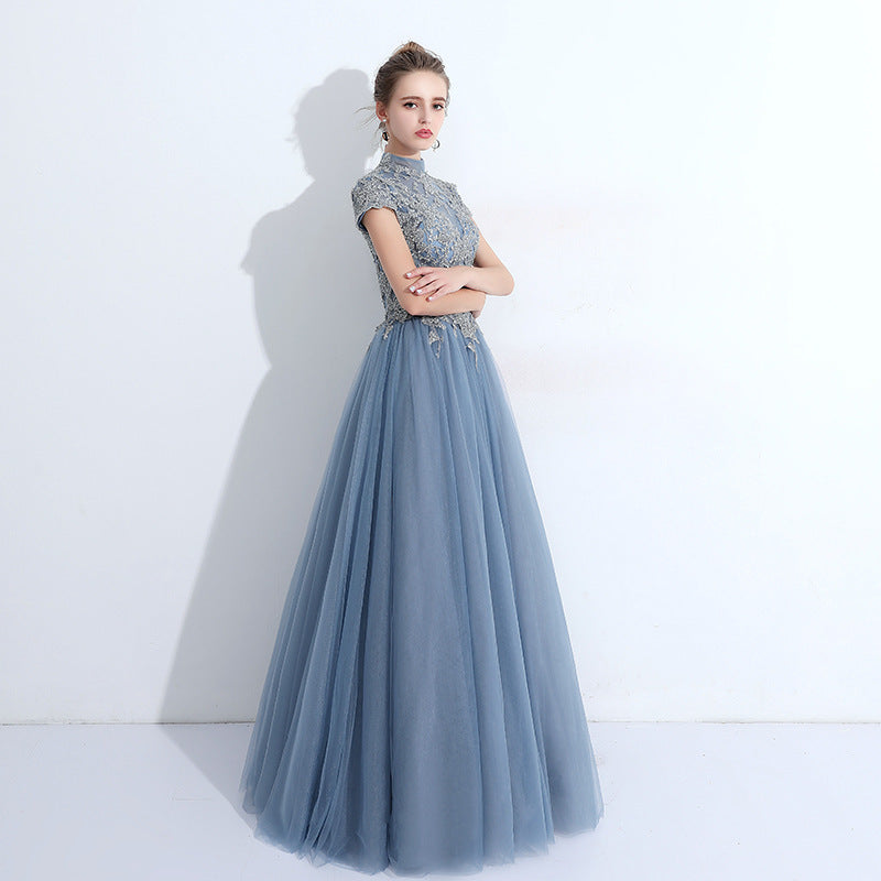 Lace Overlay Elegant Midi Dress