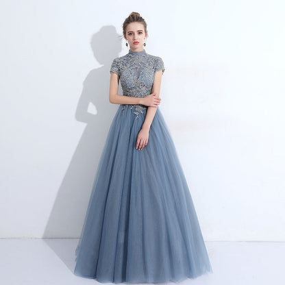 Lace Overlay Elegant Midi Dress