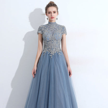 Lace Overlay Elegant Midi Dress